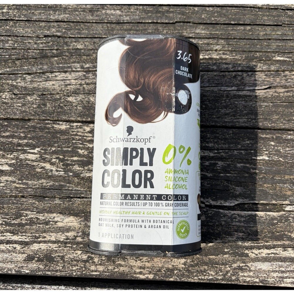 Schwarzkopf Simply Color Permanent Hair Color 3.65 Dark Chocolate